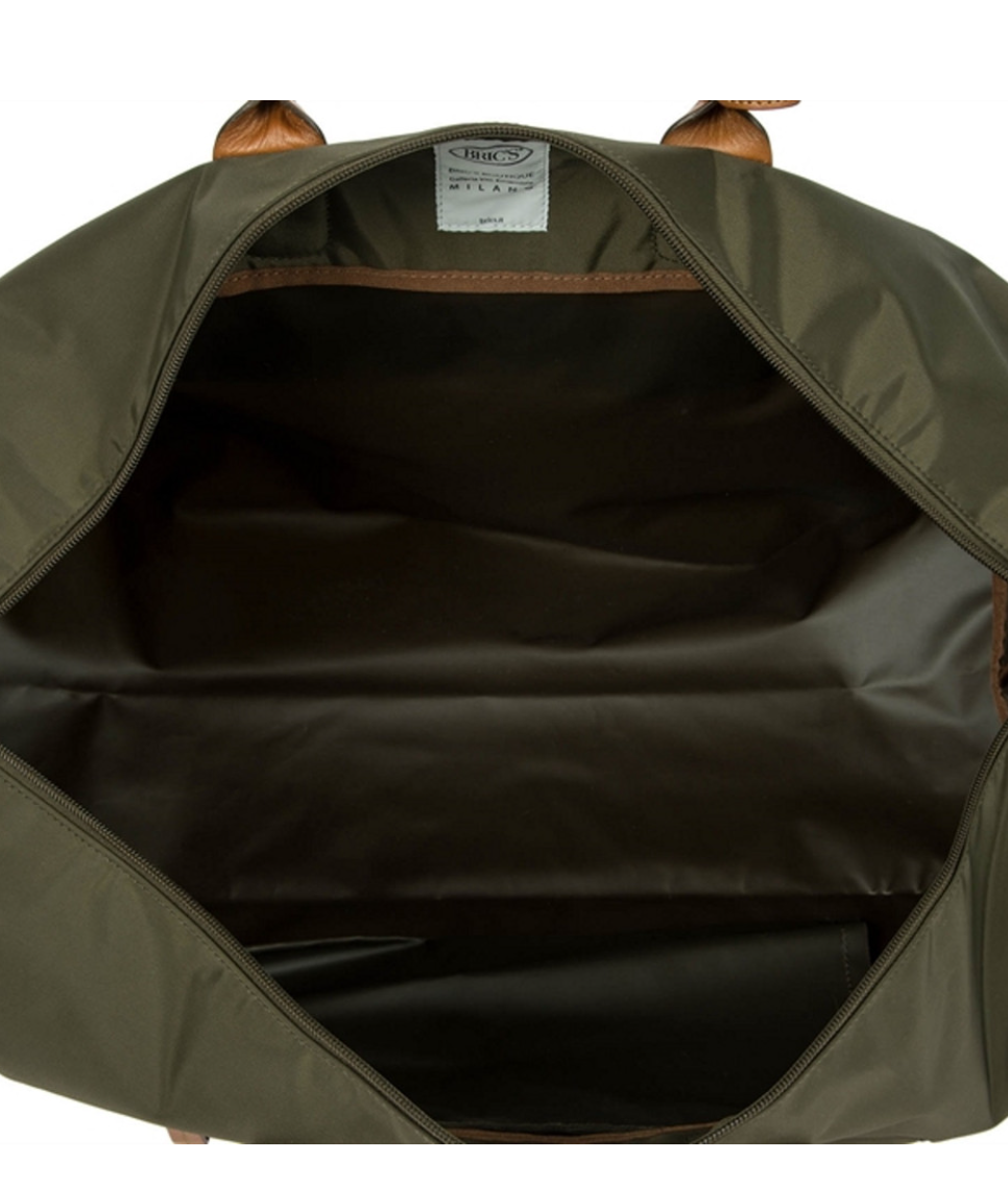 X-collection nylon luxury Holdall 2in1 - Olive