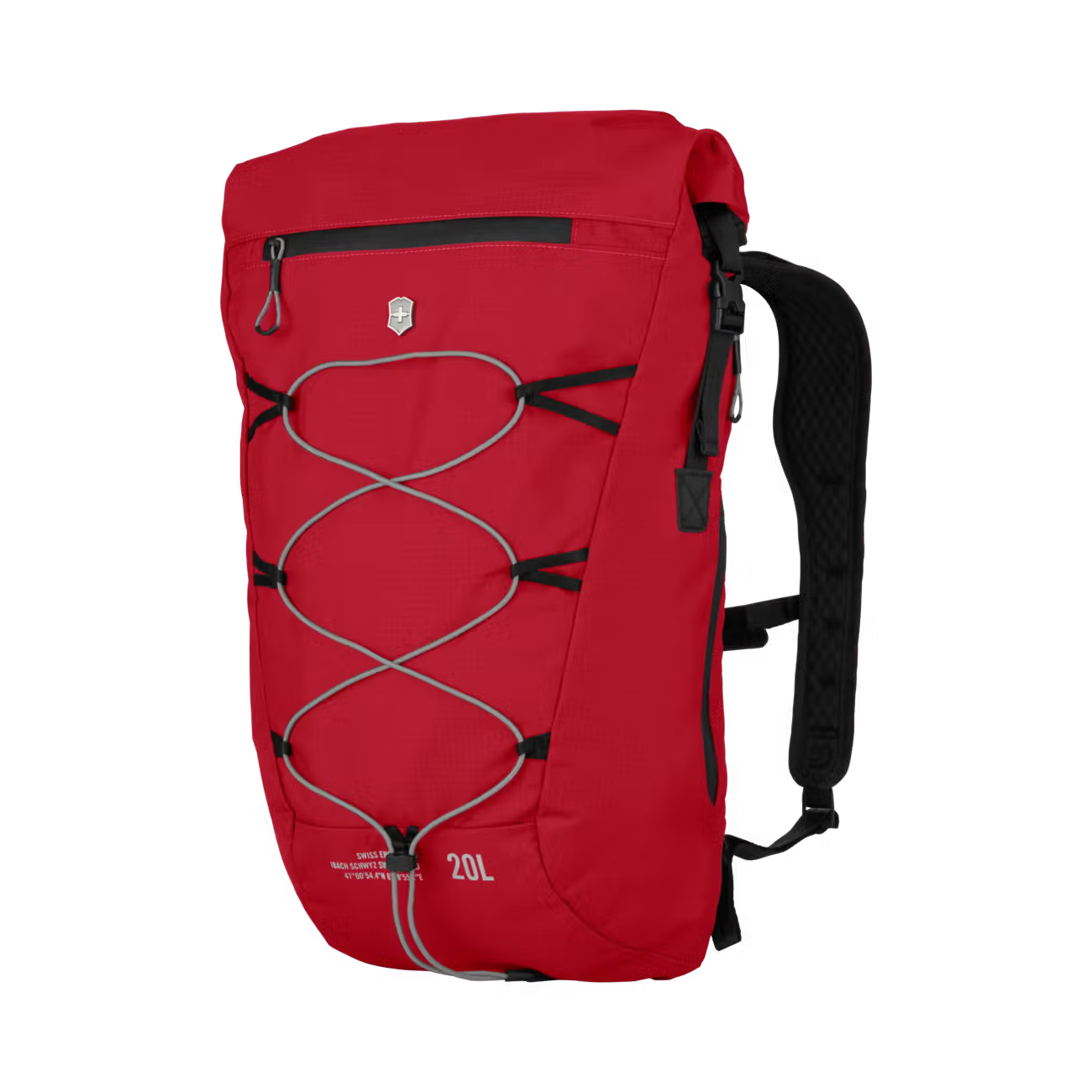 Altmont Active Lightweight Rolltop Backpack - Red