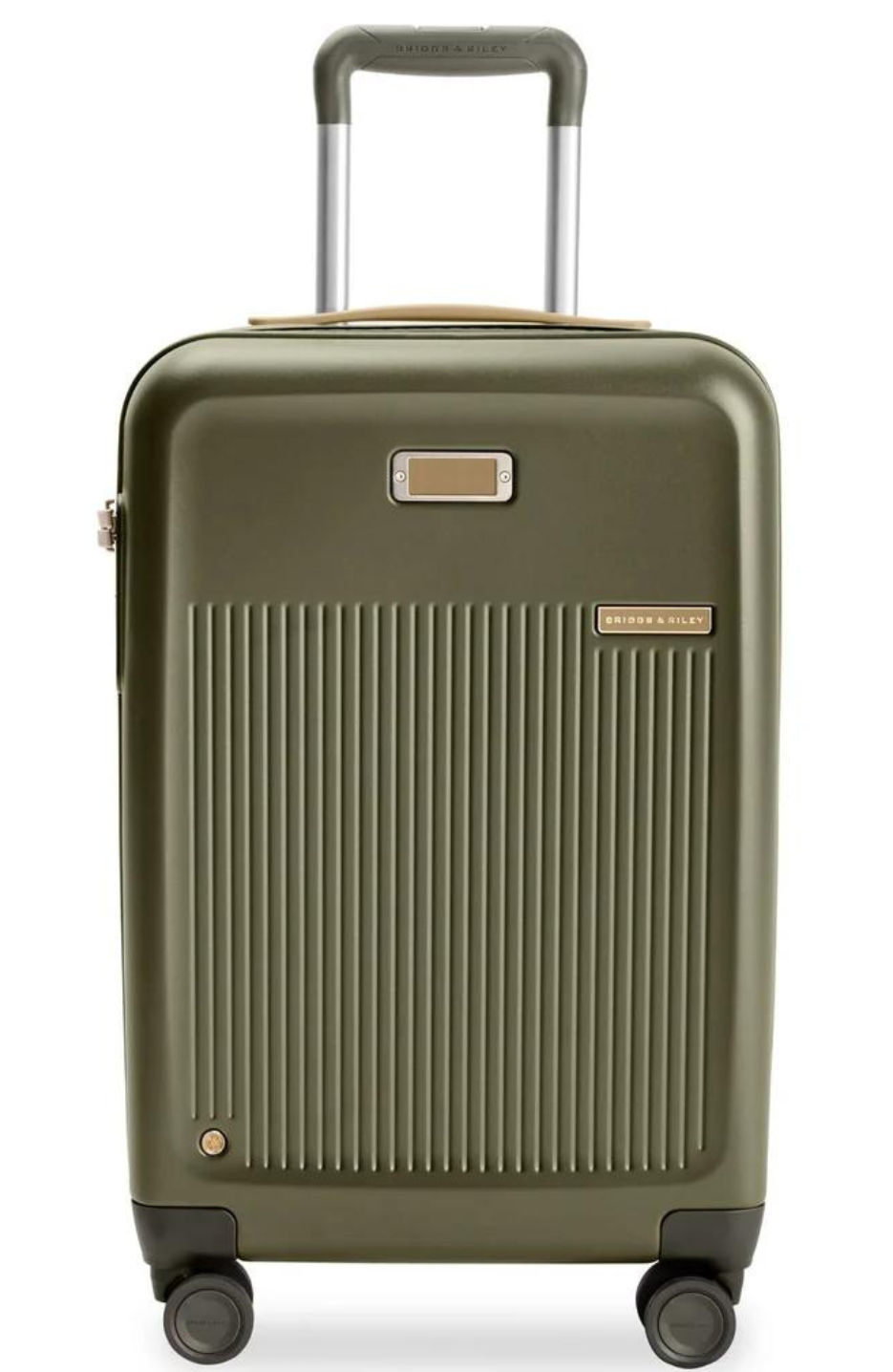 Sympatico Essential 56cm Carry On Expandable Spinner Olive London Luggage