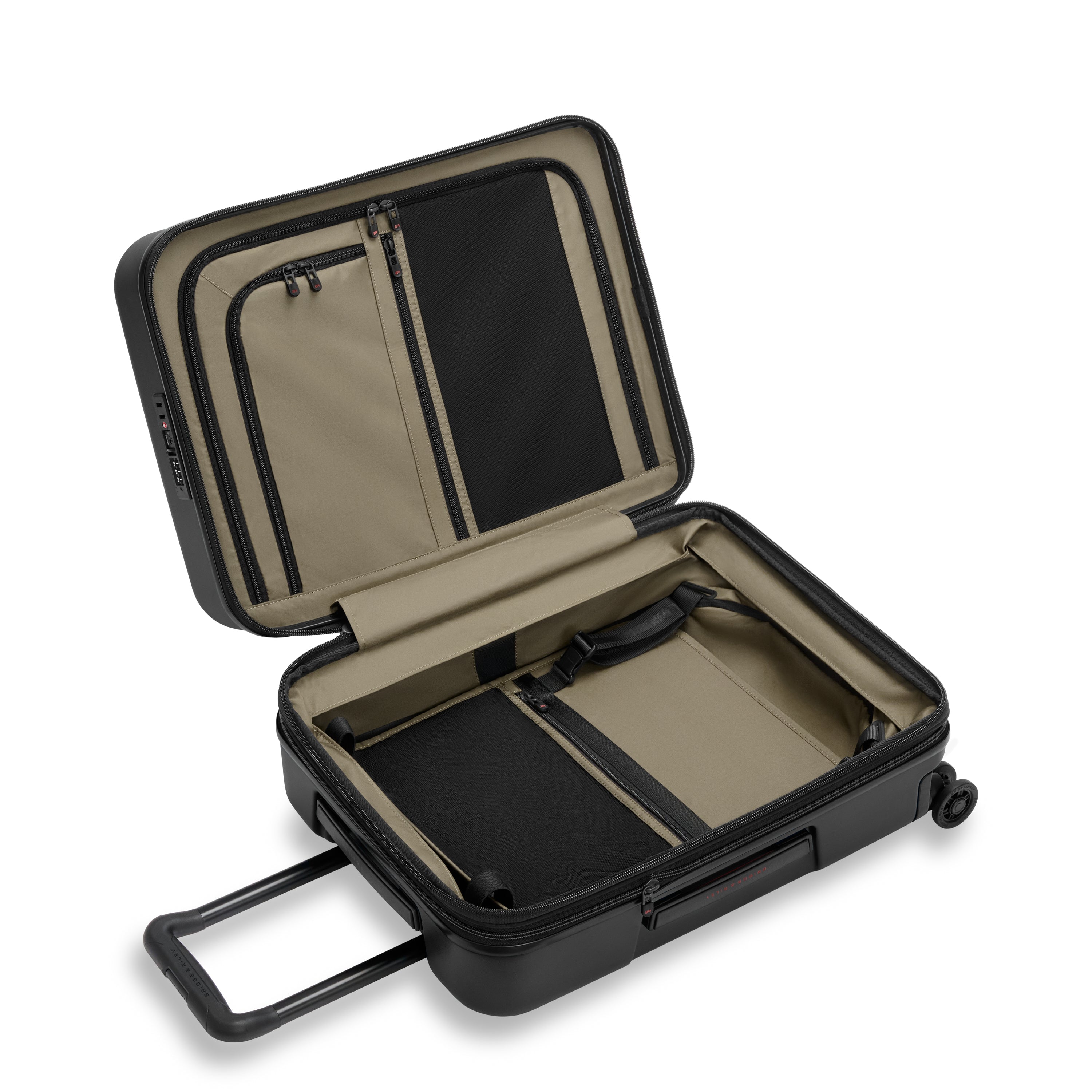 ZDX Global 53cm Hardside Carry-On Expandable Spinner - Black
