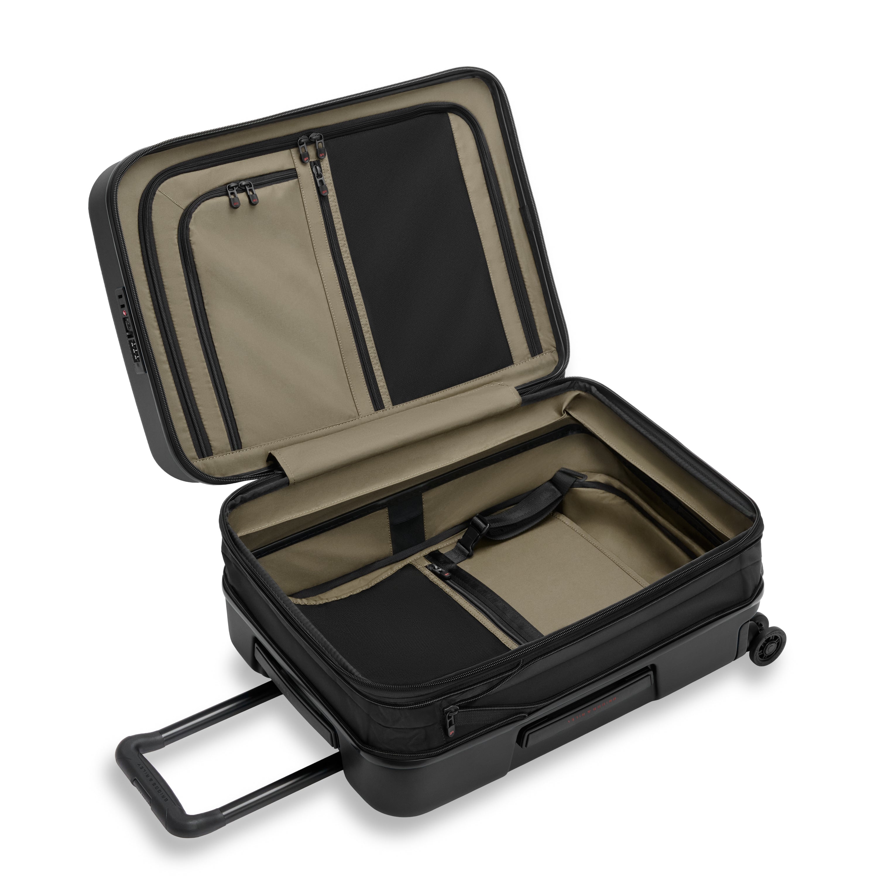 ZDX Global 53cm Hardside Carry-On Expandable Spinner - Black