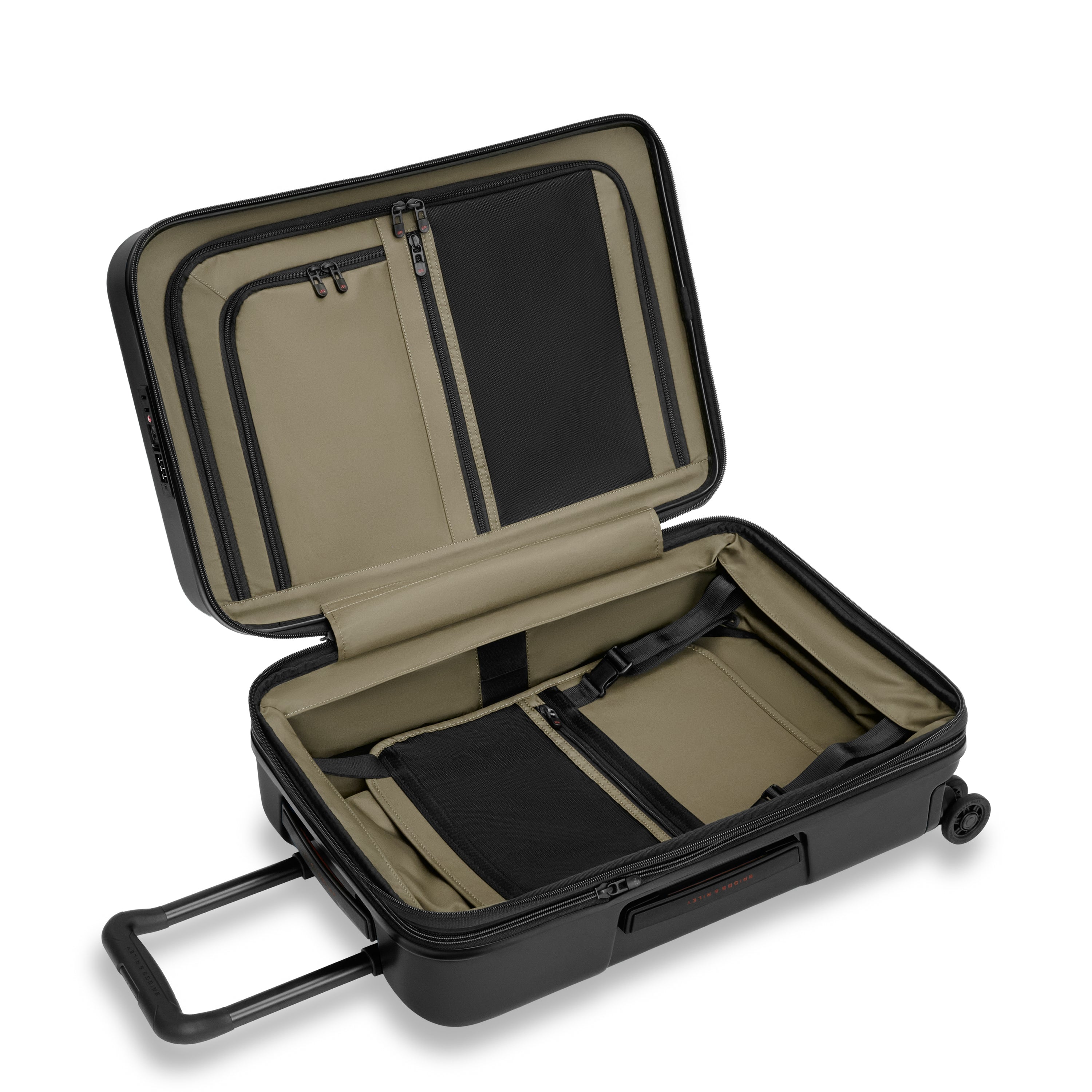 ZDX Essential 56cm Hardside Carry-On Expandable Spinner - Black