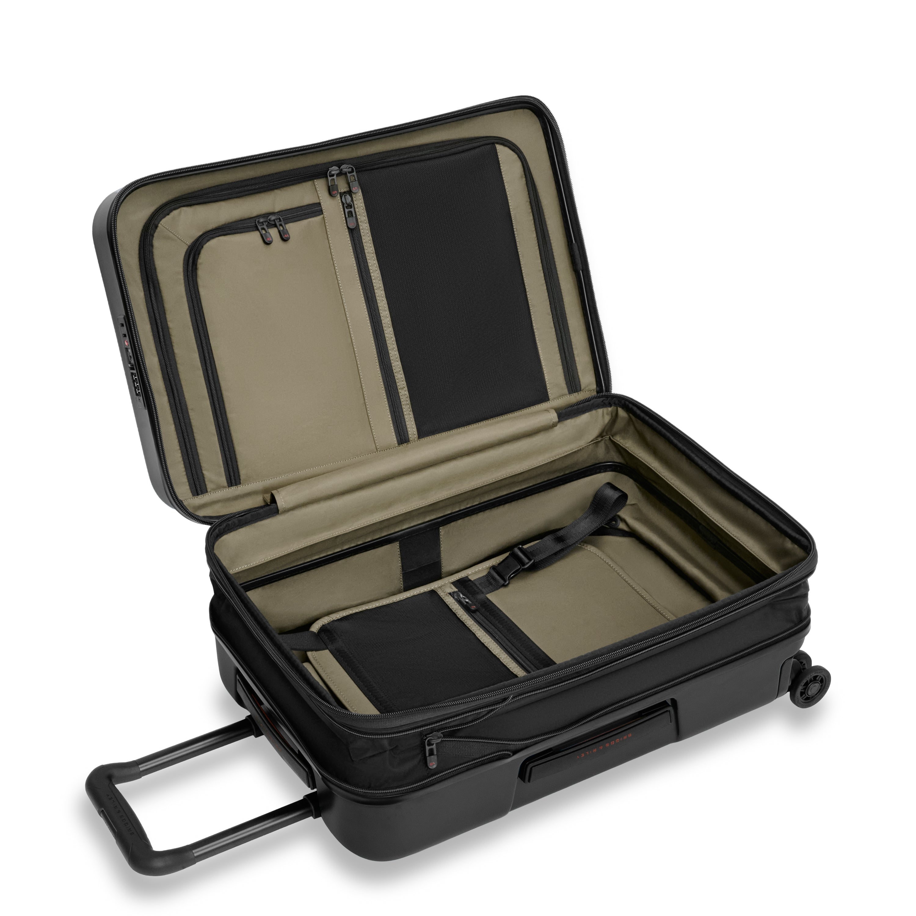 ZDX Essential 56cm Hardside Carry-On Expandable Spinner - Black