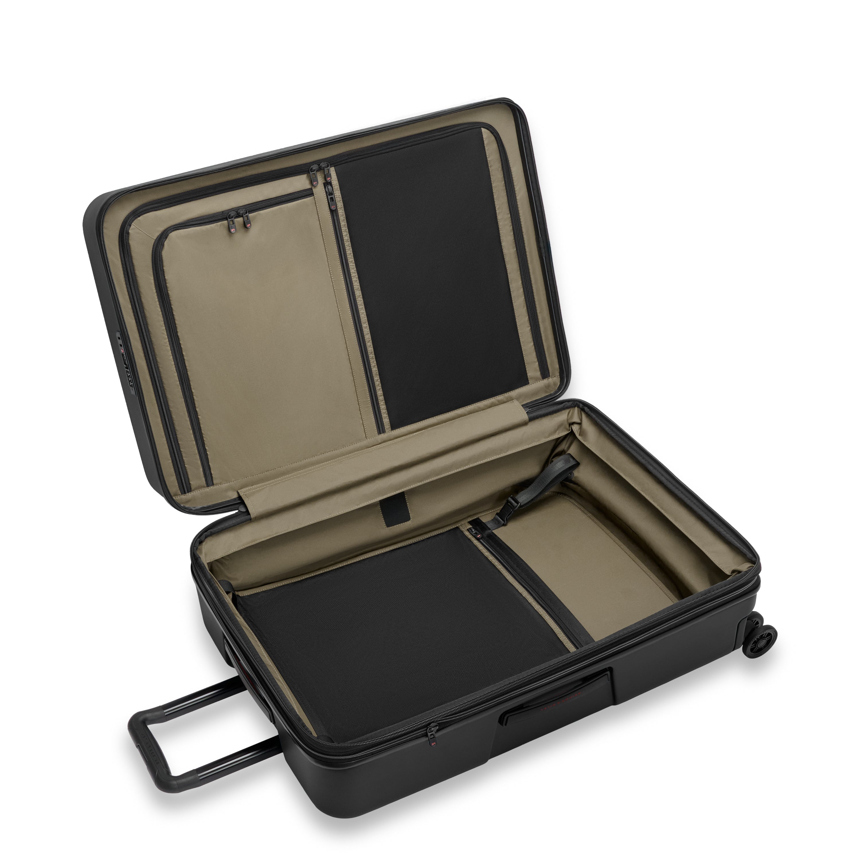 ZDX Large 75cm Hardside Expandable Spinner - Black