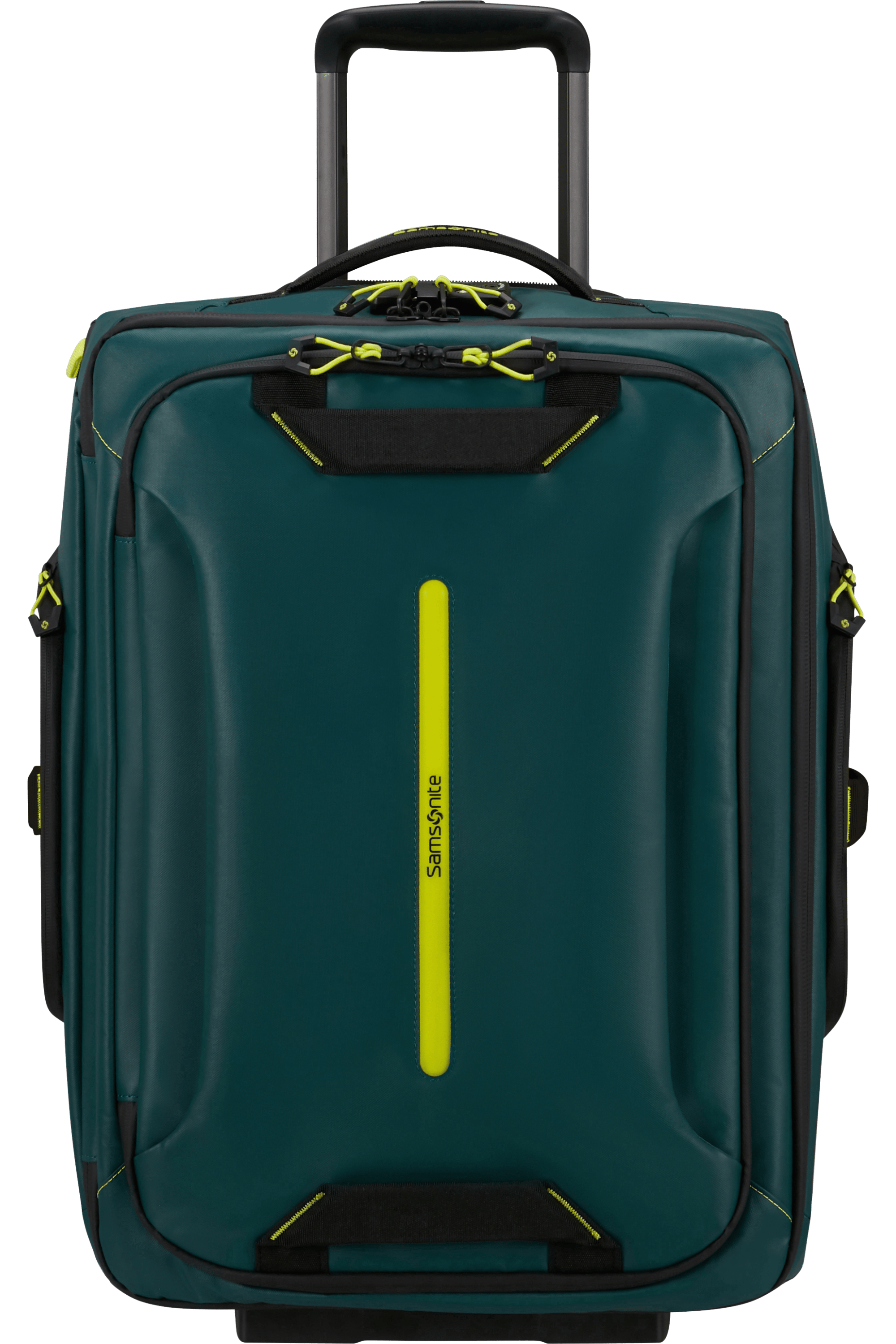 ECODIVER Duffle with wheels 55cm backpack Dark Teal/Lime