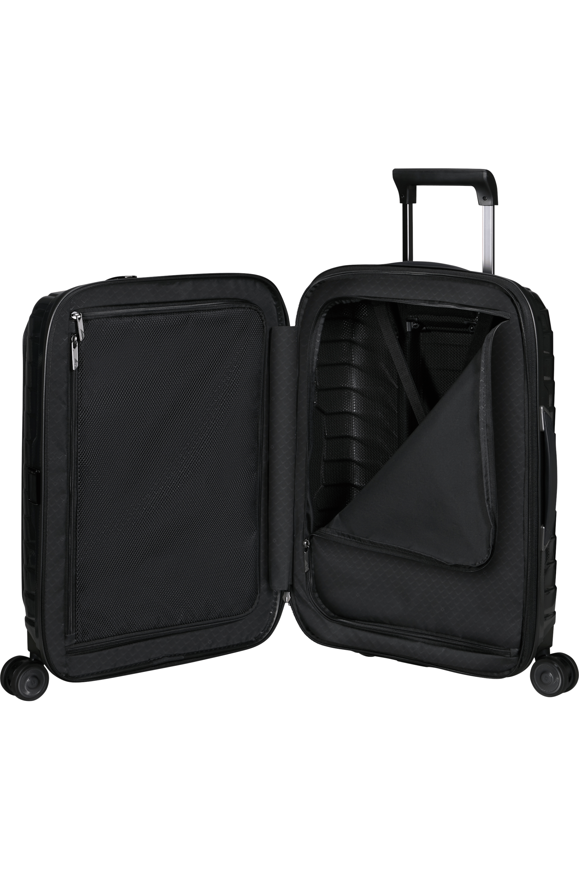 PROXIS 55cm Easy Access Spinner Expandable (4 wheels) - Black