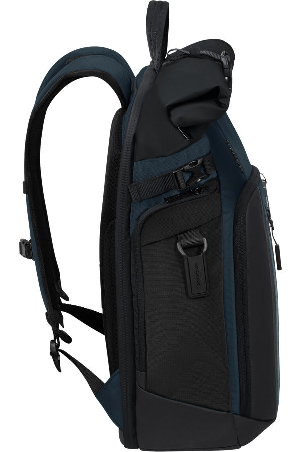 BIZ2GO 2 Rolltop Backpack 15.6" - Deep Blue