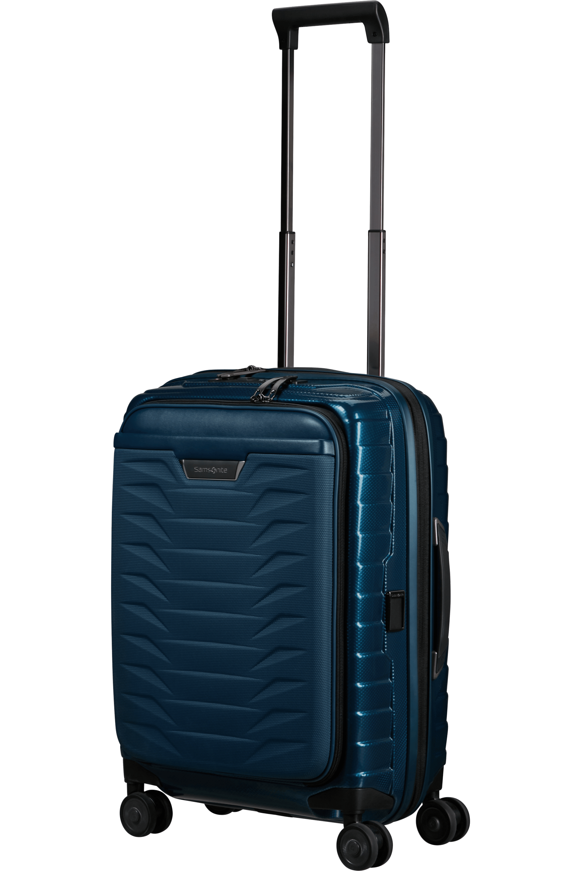 PROXIS 55cm Easy Access Spinner Expandable (4 wheels) - Petrol Blue