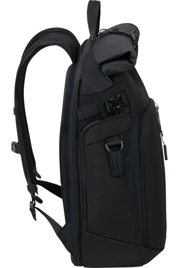 BIZ2GO 2 Rolltop Backpack 15.6" - Black