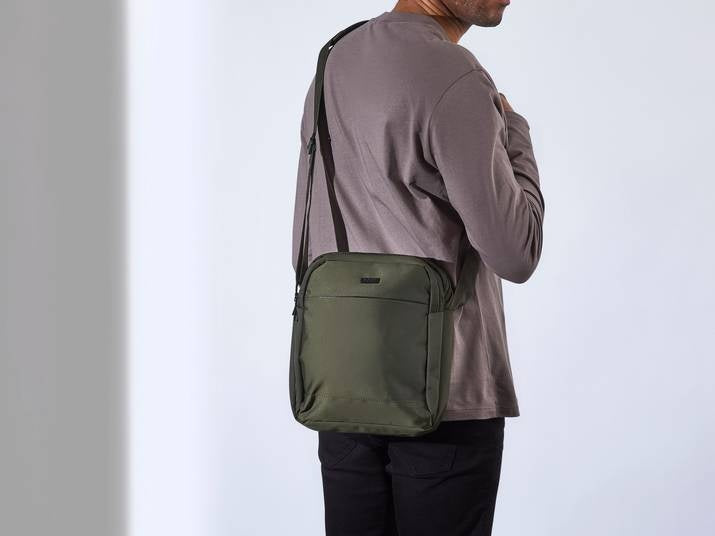 Platinum Shoulder Bag - Olive Green