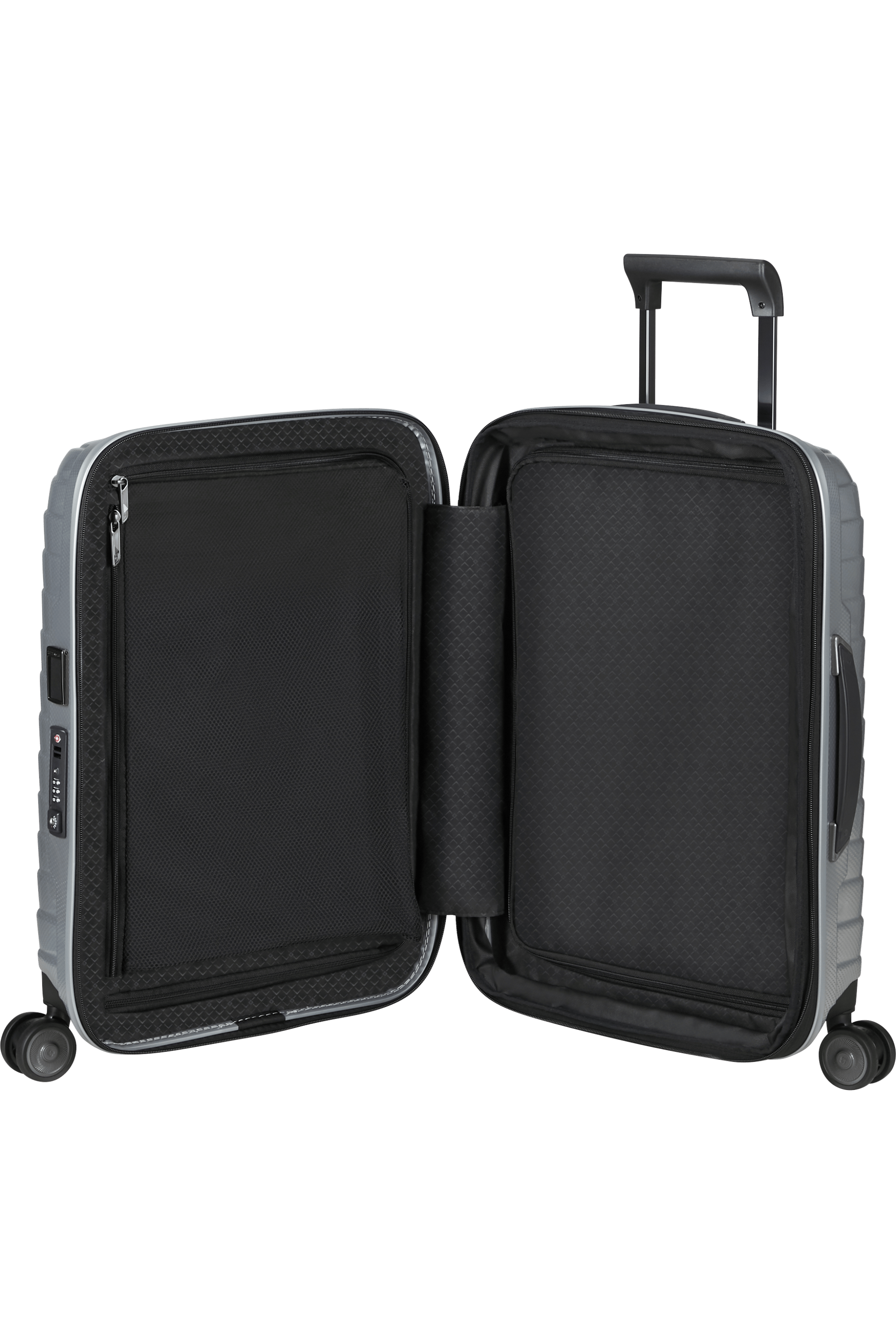 PROXIS 55cm (20/23cm) Spinner Expandable (4 wheels) - Silver