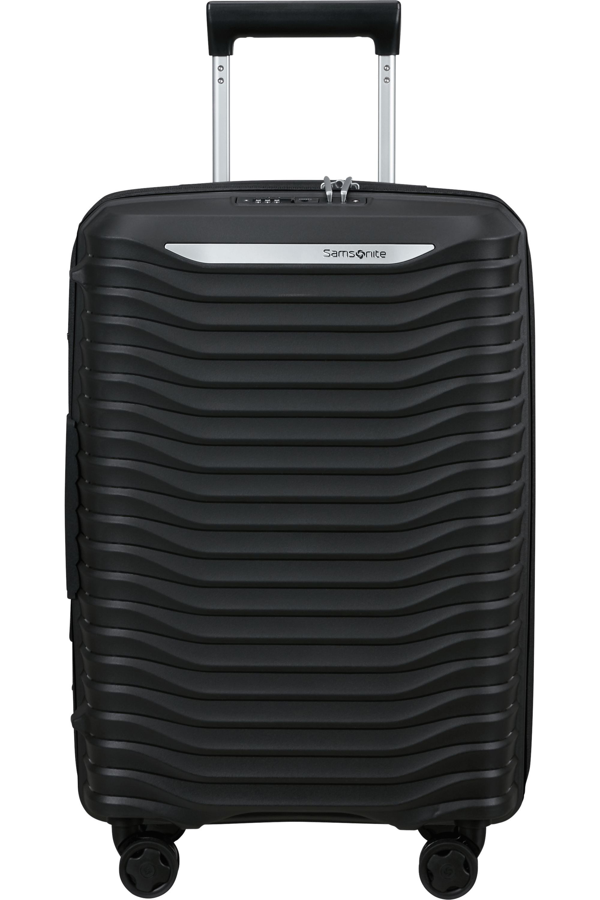 UPSCAPE 55cm Slim Spinner Expandable (4 wheels) - Black