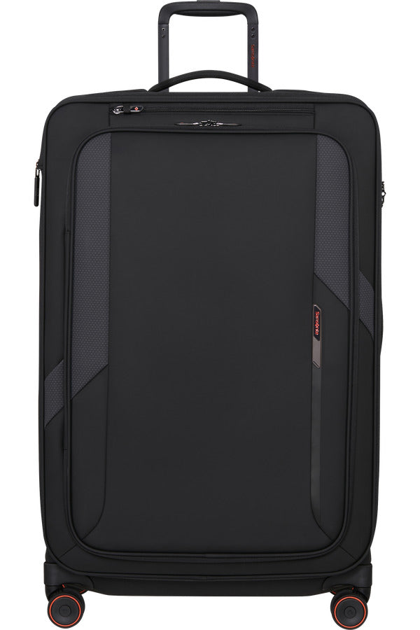 GLAZED Spinner Expandable (4 wheels) 78cm - Black