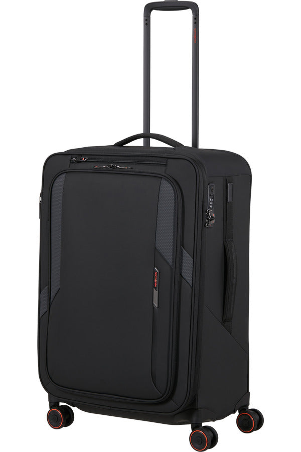 GLAZED Spinner Expandable (4 wheels) 67cm - Black