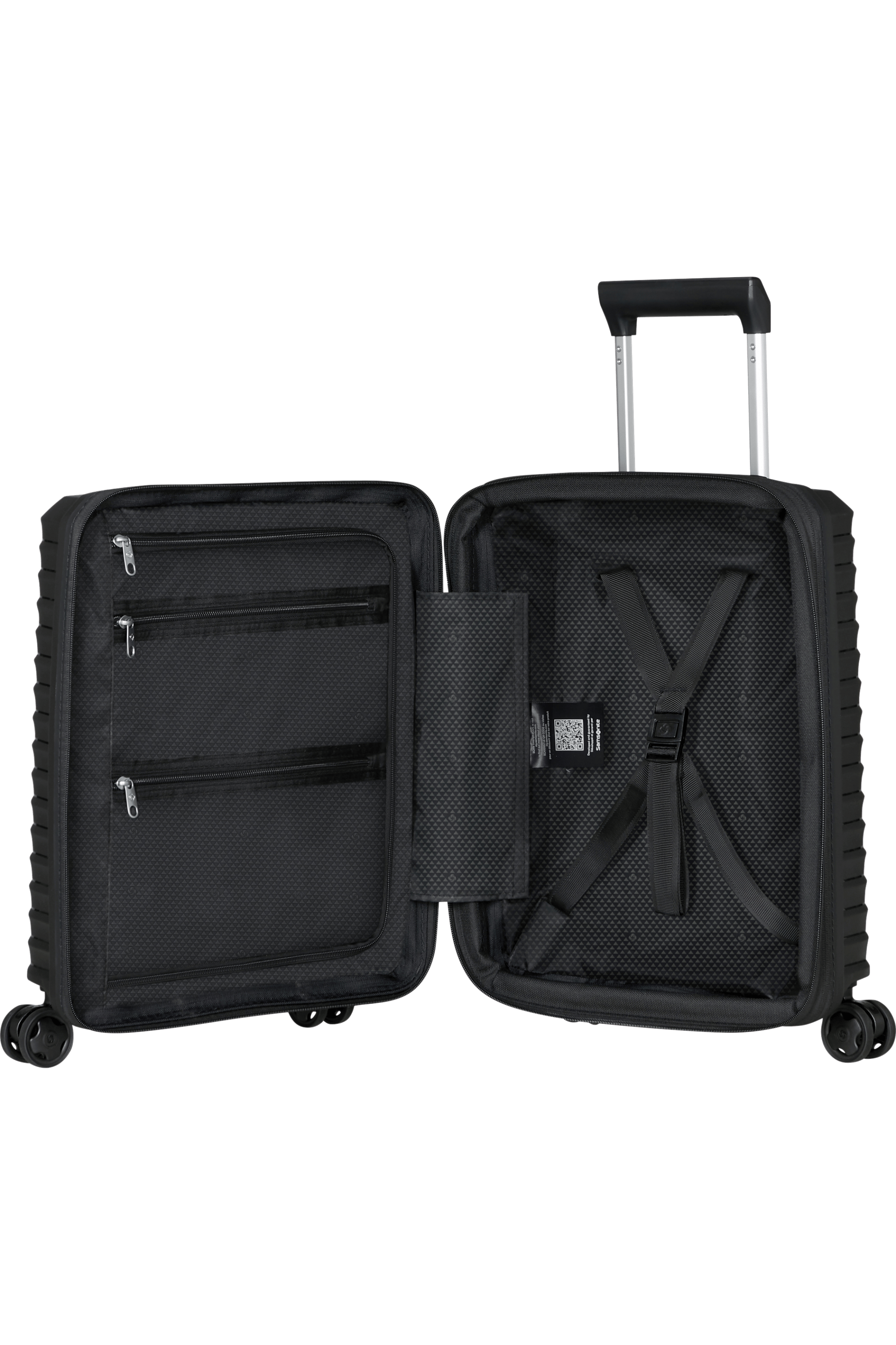 UPSCAPE 45cm Underseater Spinner Expandable (4 wheels) - Black