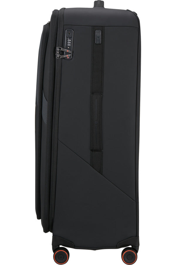GLAZED Spinner Expandable (4 wheels) 84cm - Black