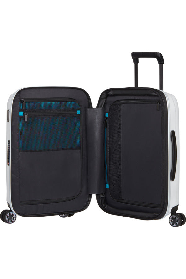 NEXIS Spinner Expandable (4 wheels) 55cm Slim - Cotton White