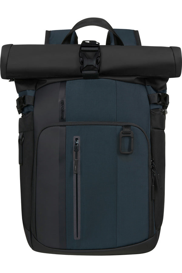 BIZ2GO 2 Rolltop Backpack 15.6" - Deep Blue