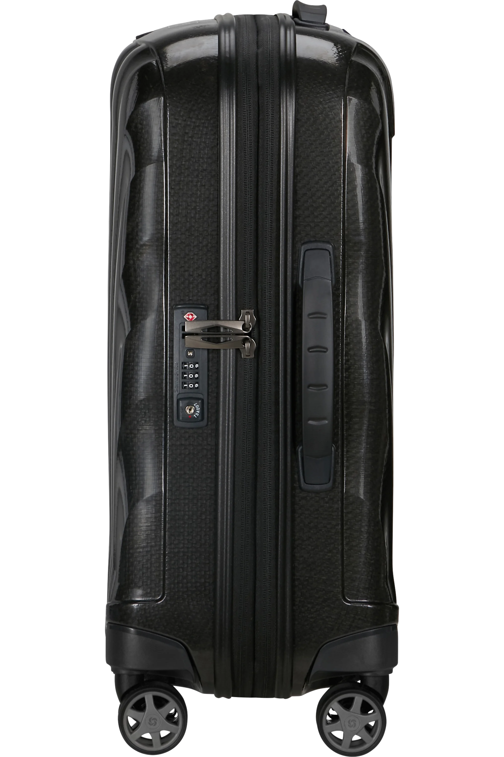 C-Lite Spinner (4 wheels) 55cm Expandable Cabin - Black