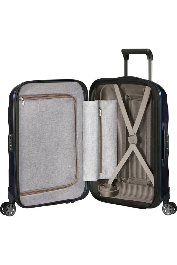 C-Lite Spinner (4 wheels) 55cm Expandable Cabin - Midnight Blue