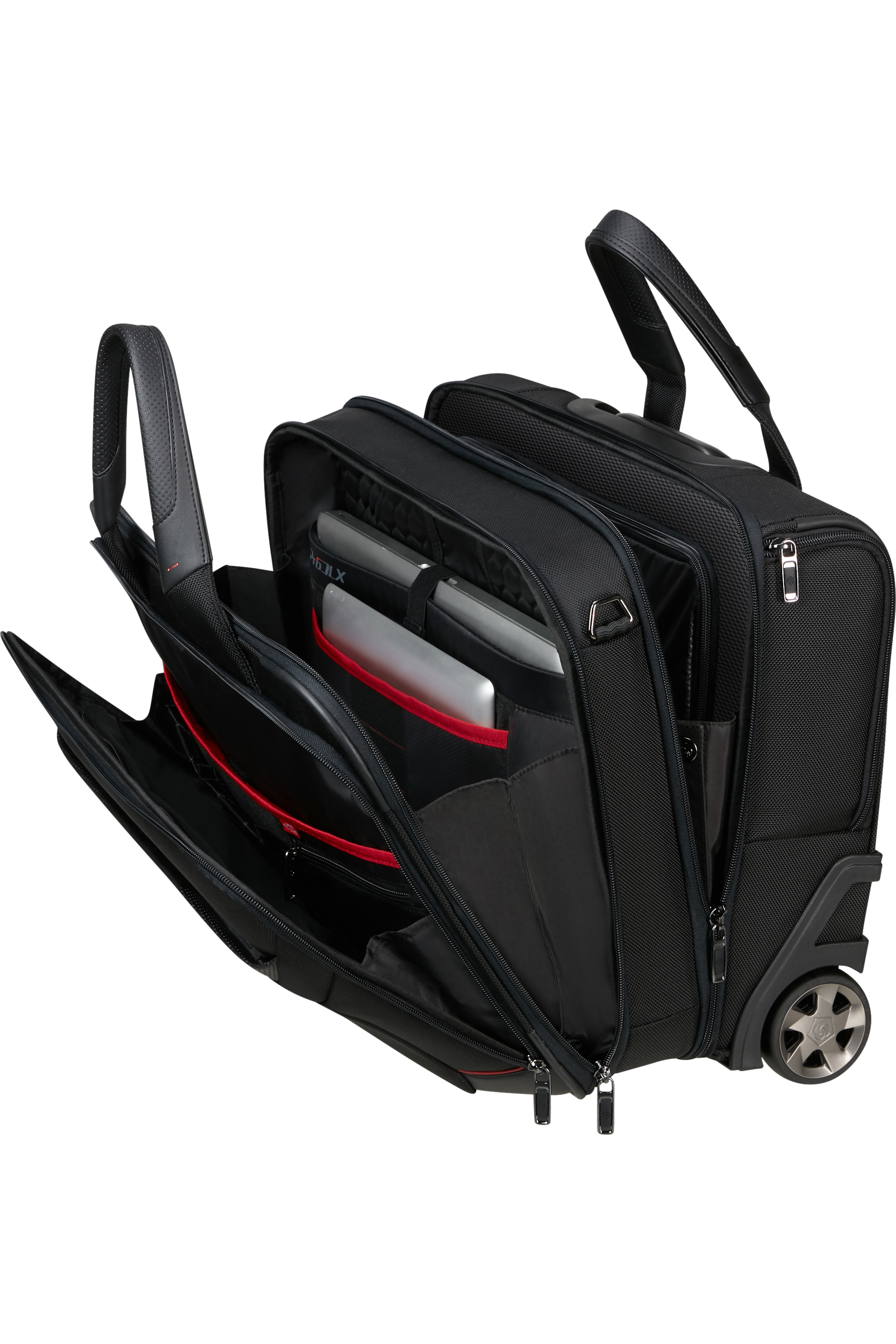 PRO-DLX 6 Rolling Laptop Bag with wheels 15.6" - London Luggage