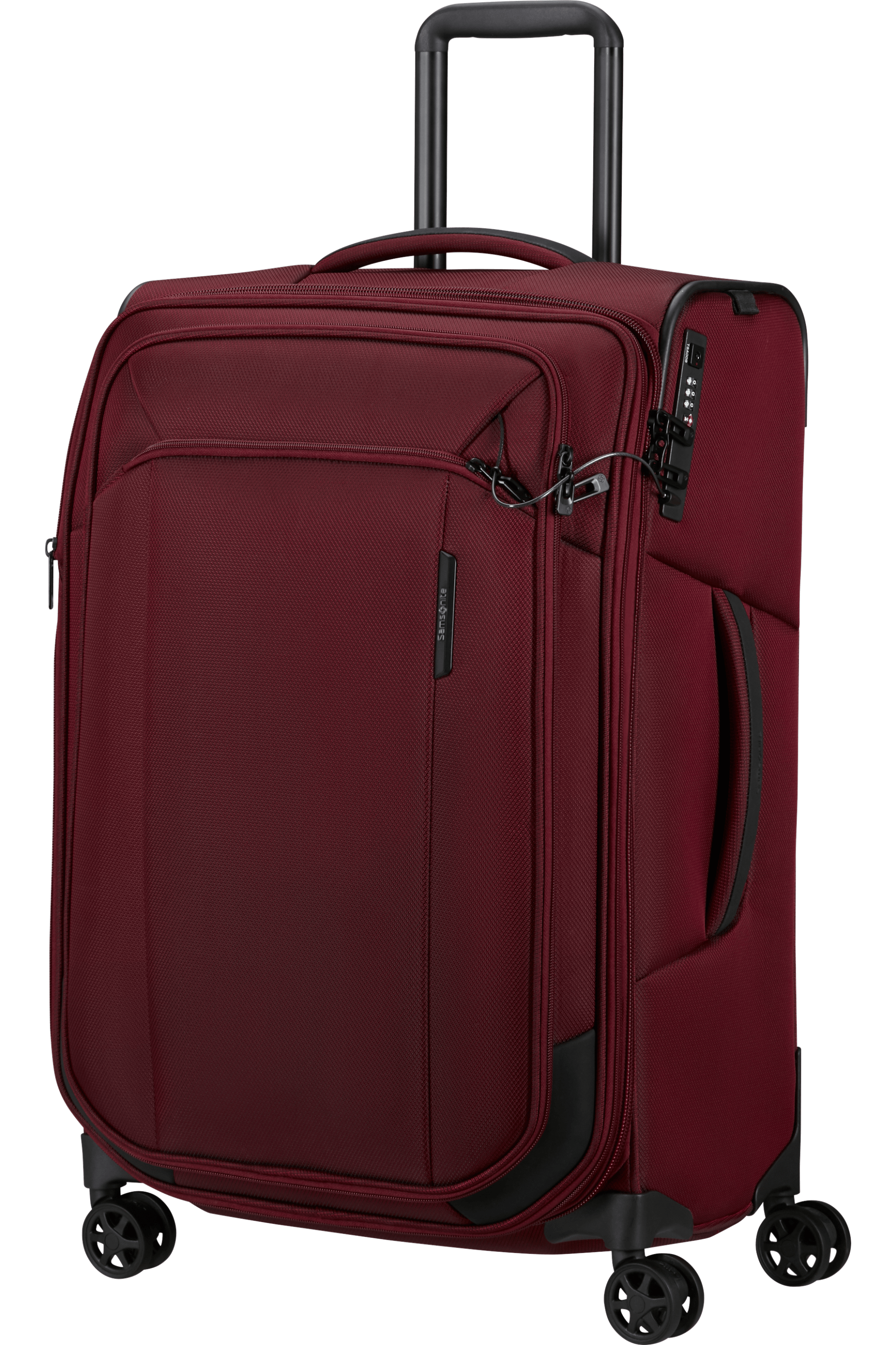 RESPARK 67cm Spinner Expandable (4 wheels) - Burgundy