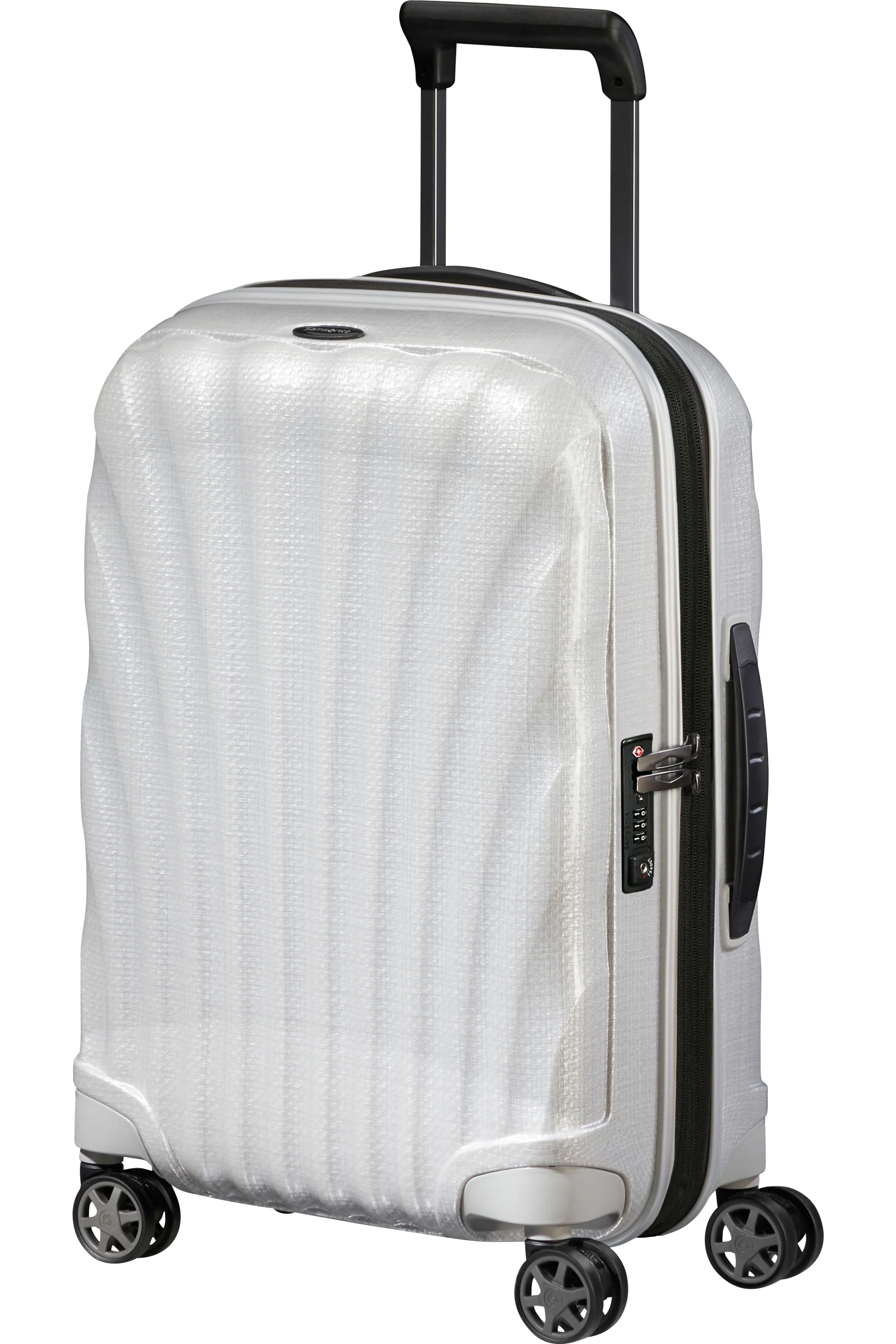 C-Lite Spinner (4 wheels) 55cm Expandable Cabin - Off White