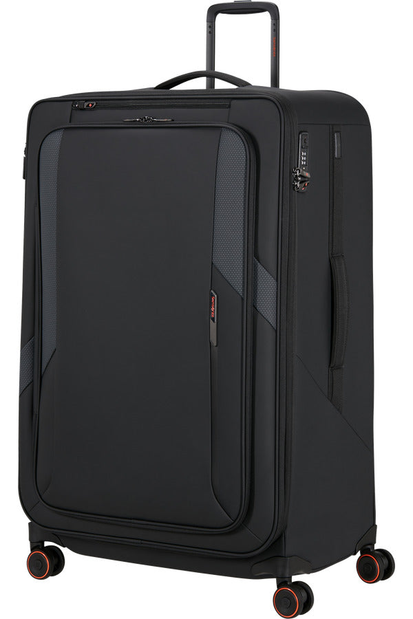 GLAZED Spinner Expandable (4 wheels) 84cm - Black