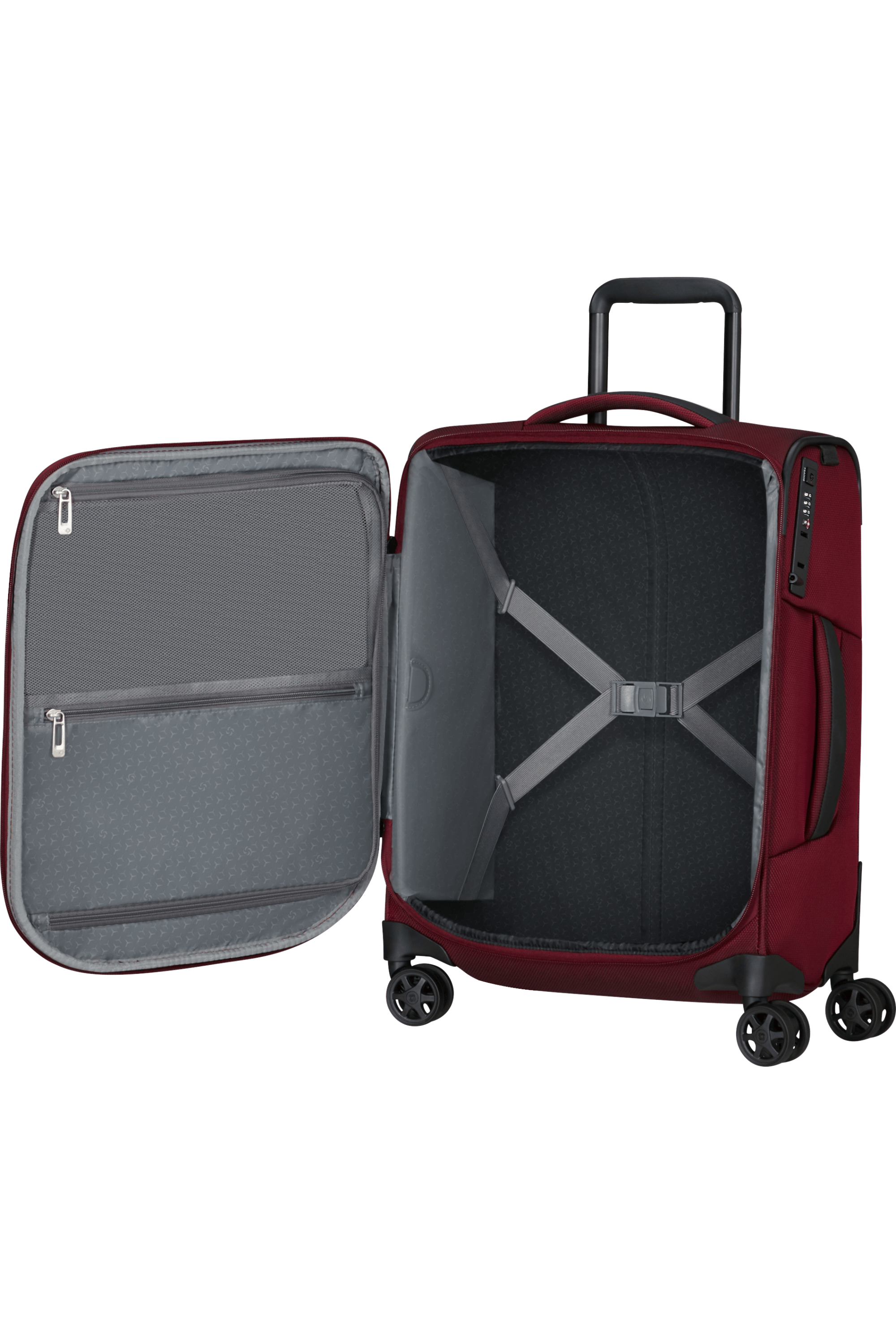 RESPARK 55cm Spinner (4 wheels) - Burgundy
