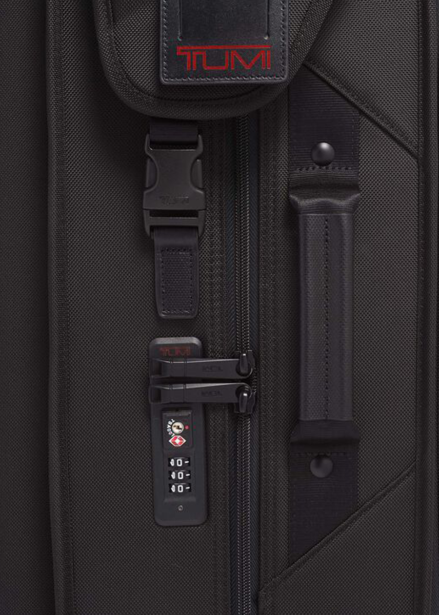 Alpha 3 Extended Trip 4 Wheeled Garment Bag - Black