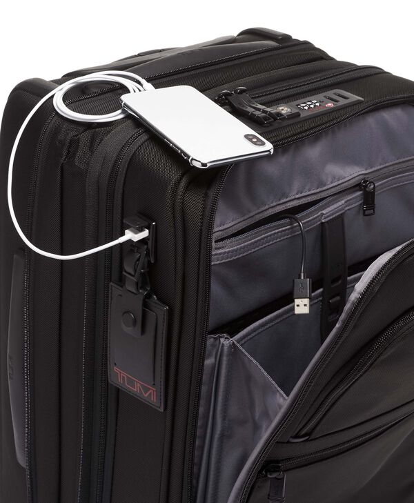 Alpha 3 International Office 4 Wheeled Carry-On - Black