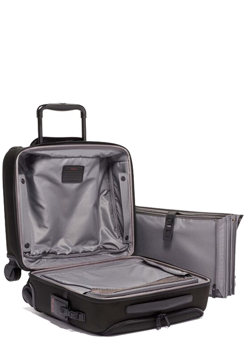 Alpha 3 Compact 4 Wheeled Brief - Black