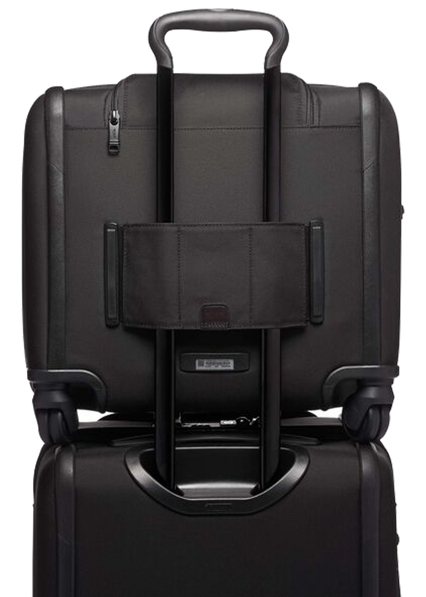 Alpha 3 Compact 4 Wheeled Brief - Black