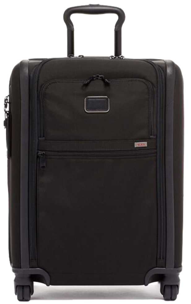 Alpha 3 Continental Expandable 4 Wheeled Carry-On - Black