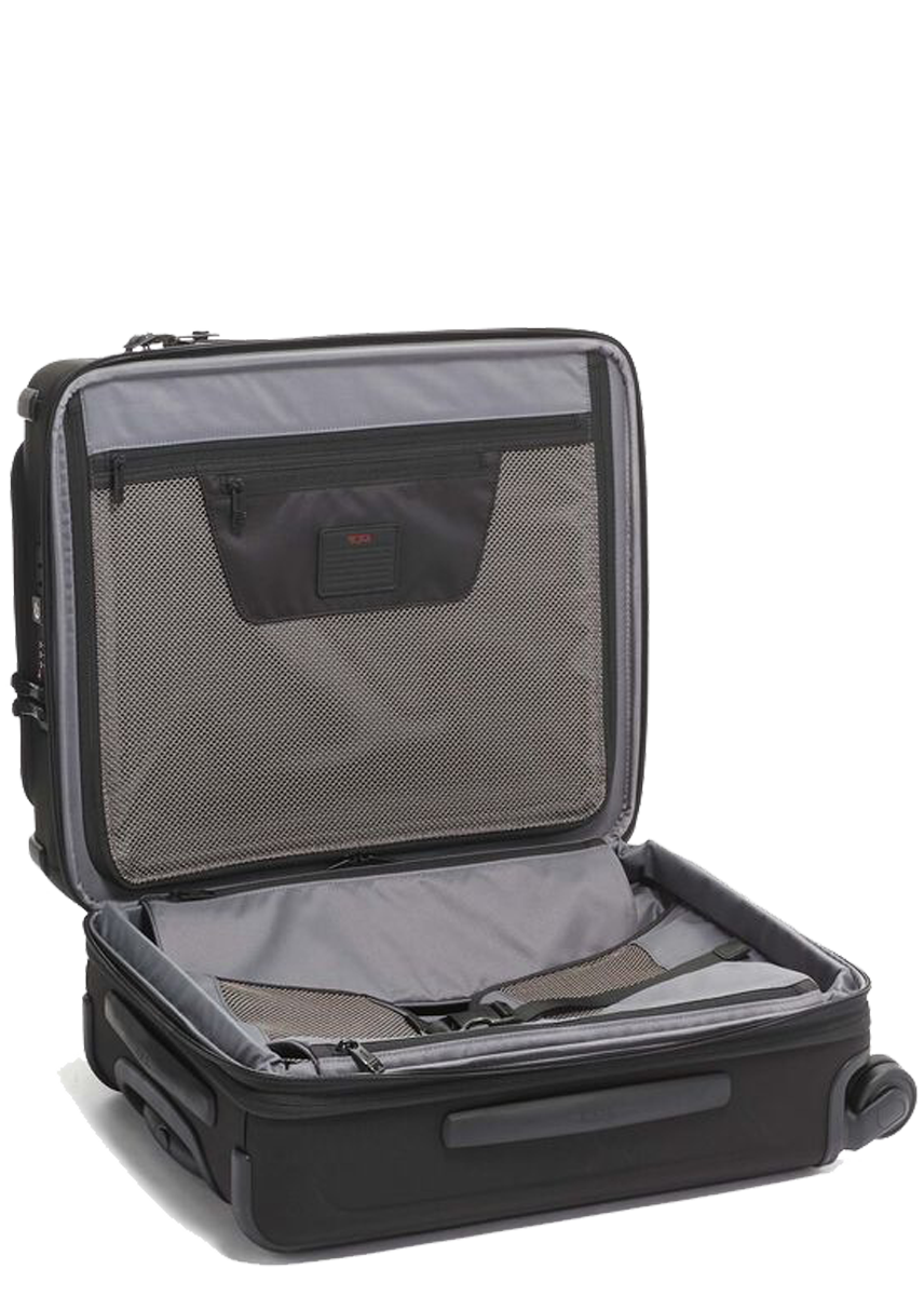 Alpha 3 Continental Expandable 4 Wheeled Carry-On - Black
