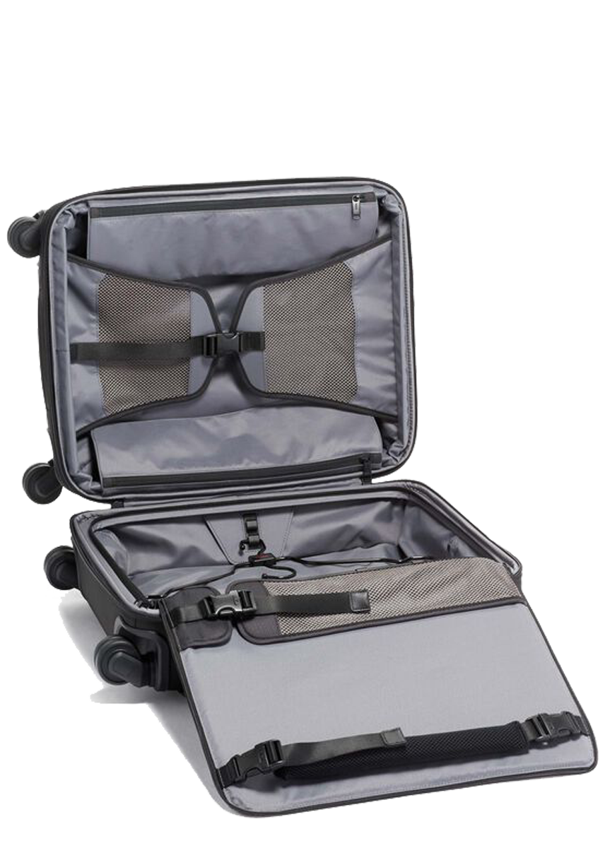 Alpha 3 Continental Expandable 4 Wheeled Carry-On - Black