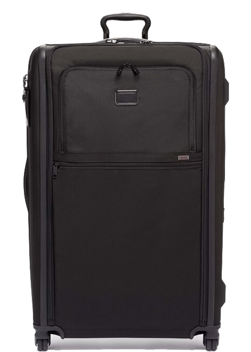 Alpha Worldwide Trip Expandable Wheeled Packing Case Black