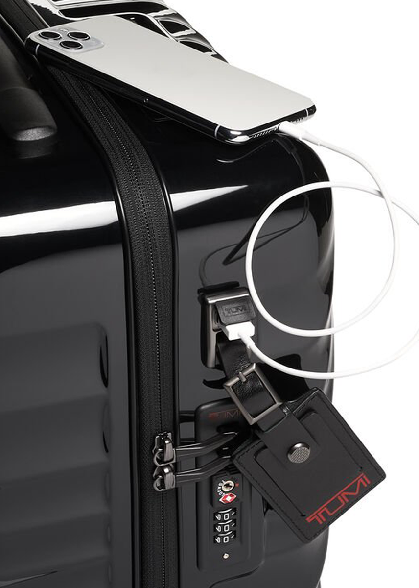 19 Degree Small Compact 4 Wheeled Brief - Black