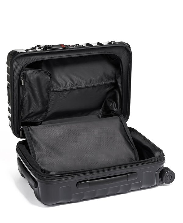 19 Degree International Expandable 4 Wheeled Carry-On - Black