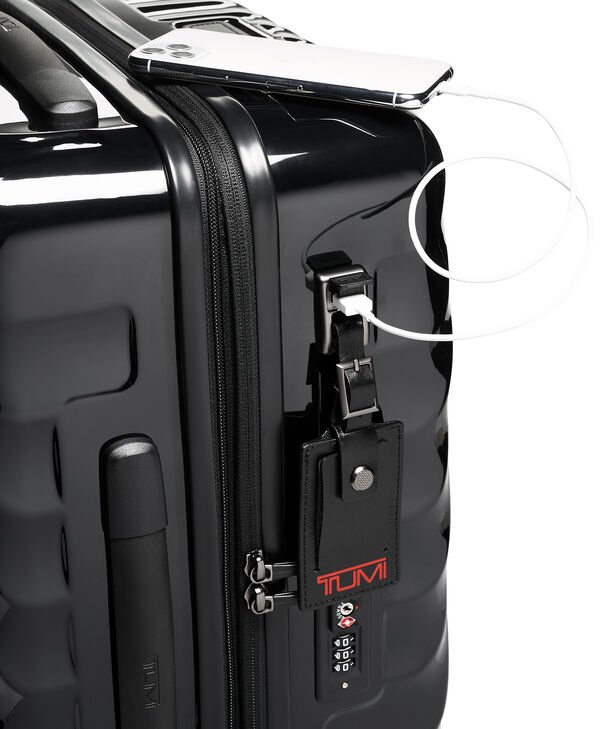 19 Degree International Expandable 4 Wheeled Carry-On - Black