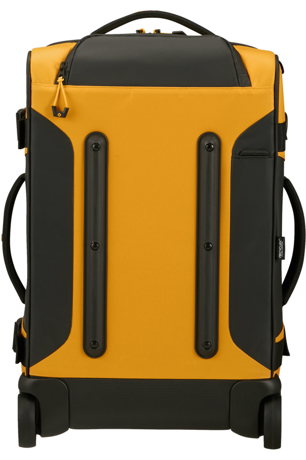 ECODIVER Duffle with wheels double frame 55cm Yellow - London Luggage