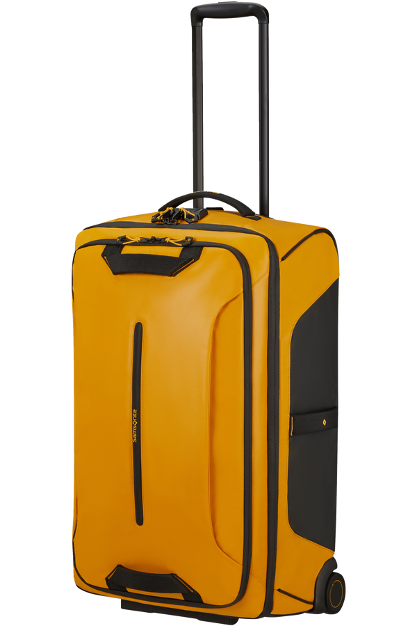 ECODIVER Duffle with wheels 67cm Yellow - London Luggage