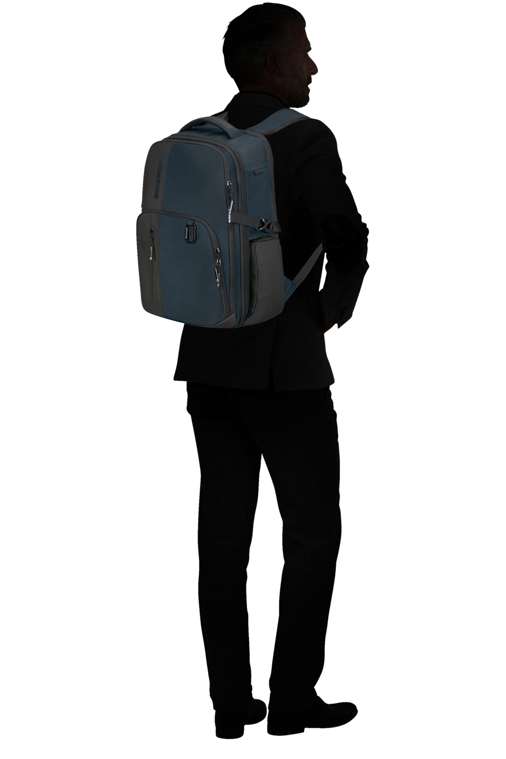 BIZ2GO Backpack 17.3" - Deep Blue