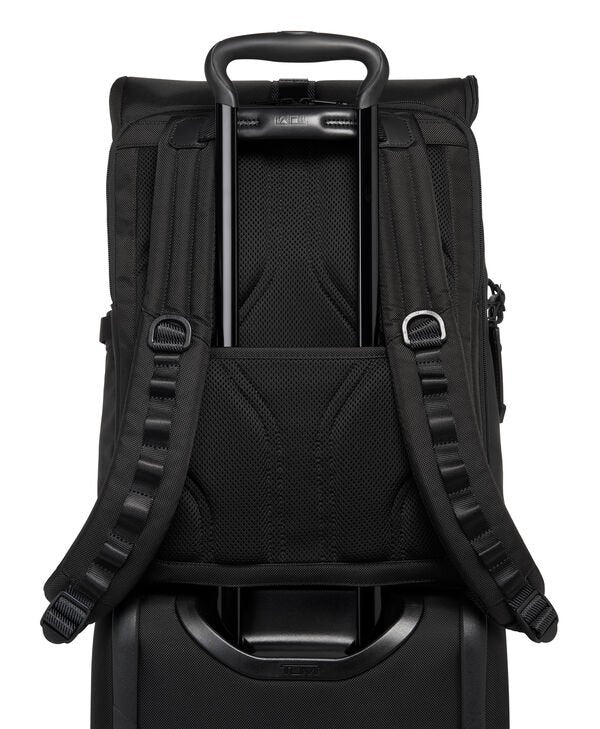 Alpha Bravo Logistics Flap Lid Backpack - Black