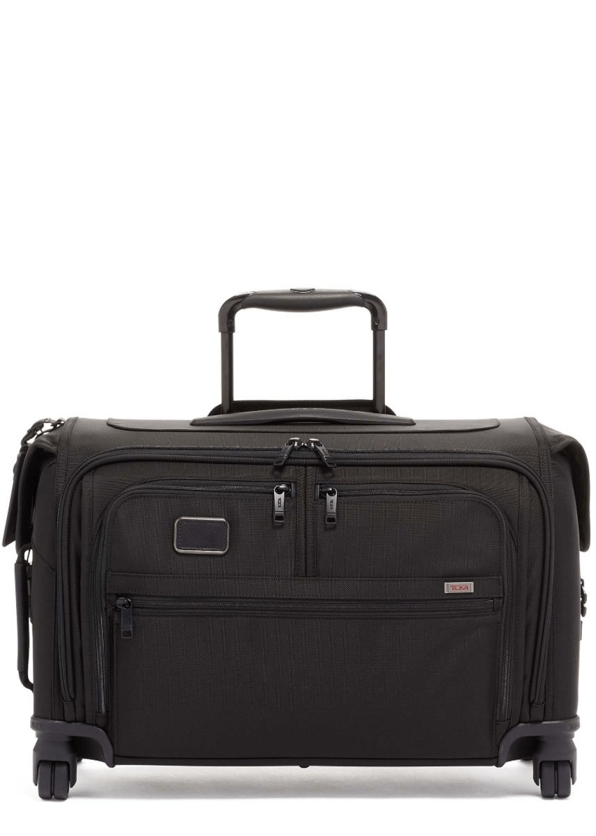 Alpha Garment Wheeled Carry-On Black