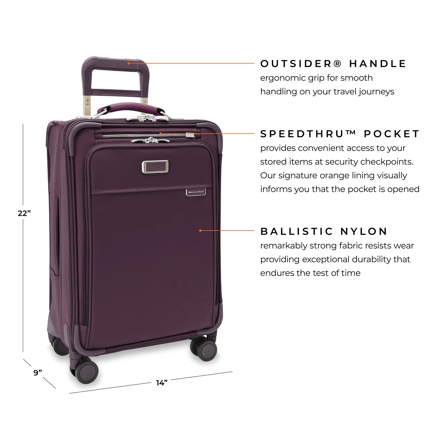 BASELINE Limited Edition Essential Carry-On Spinner - London Luggage