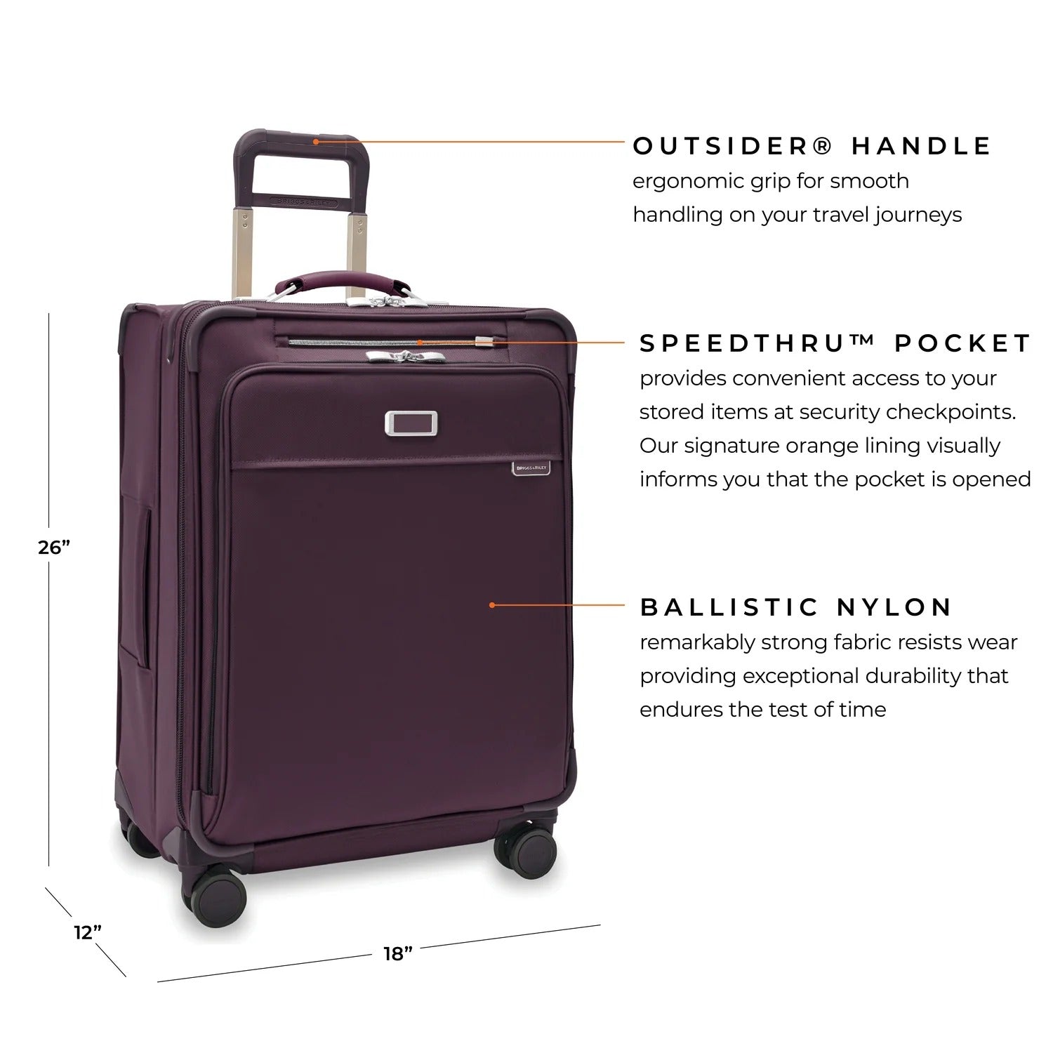 BASELINE Limited Edition Medium Expandable Spinner - London Luggage