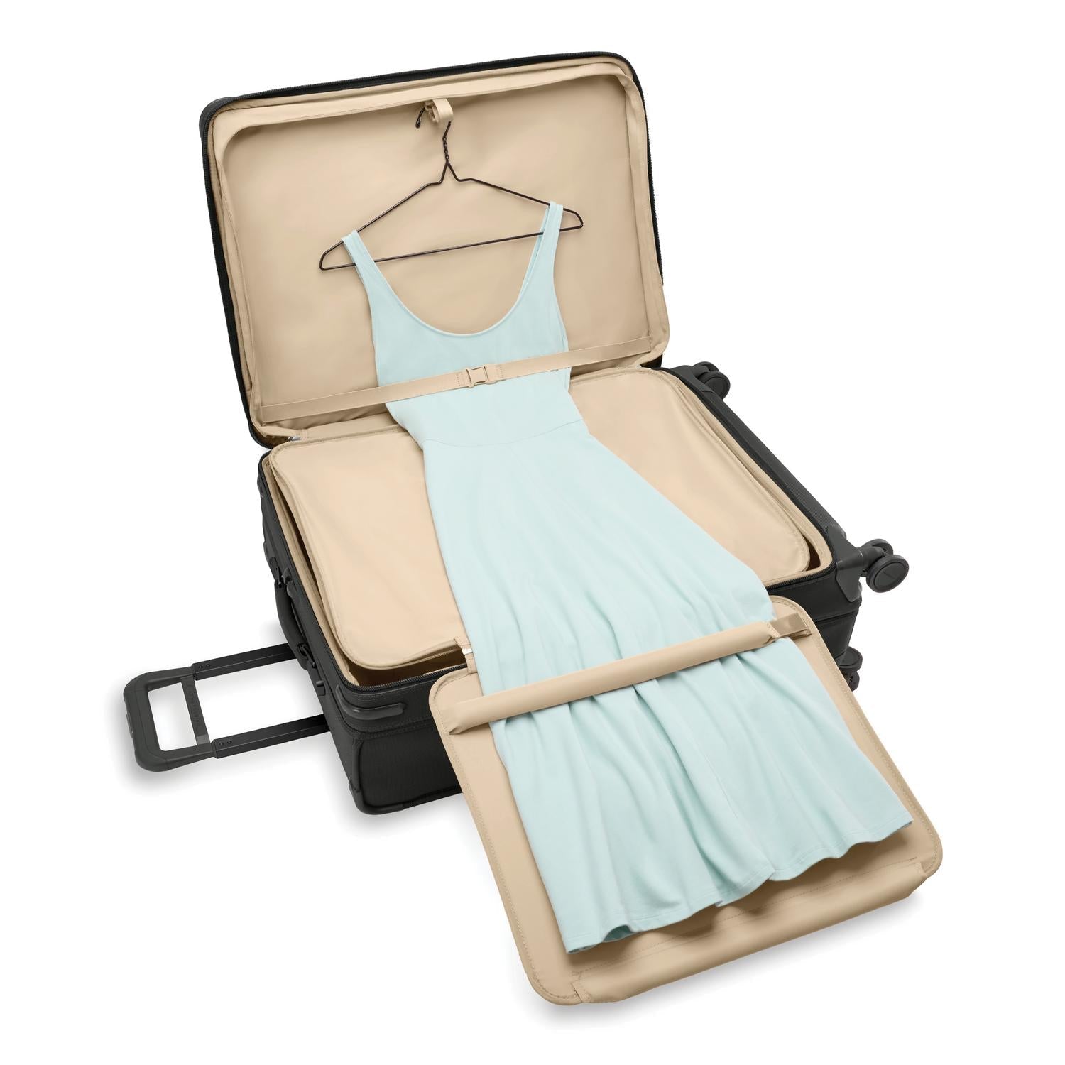 BASELINE Large Expandable Spinner Black - London Luggage