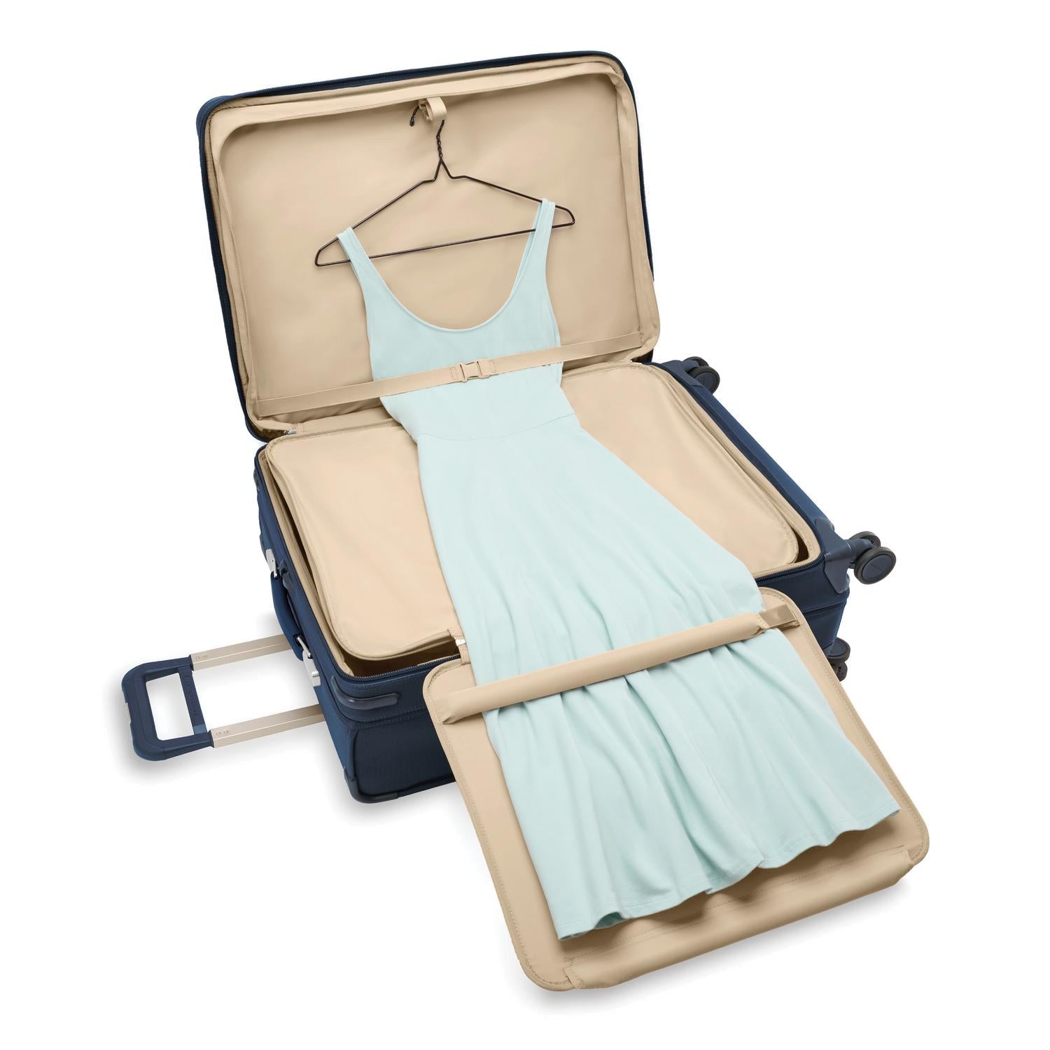 BASELINE Large Expandable Spinner Navy - London Luggage