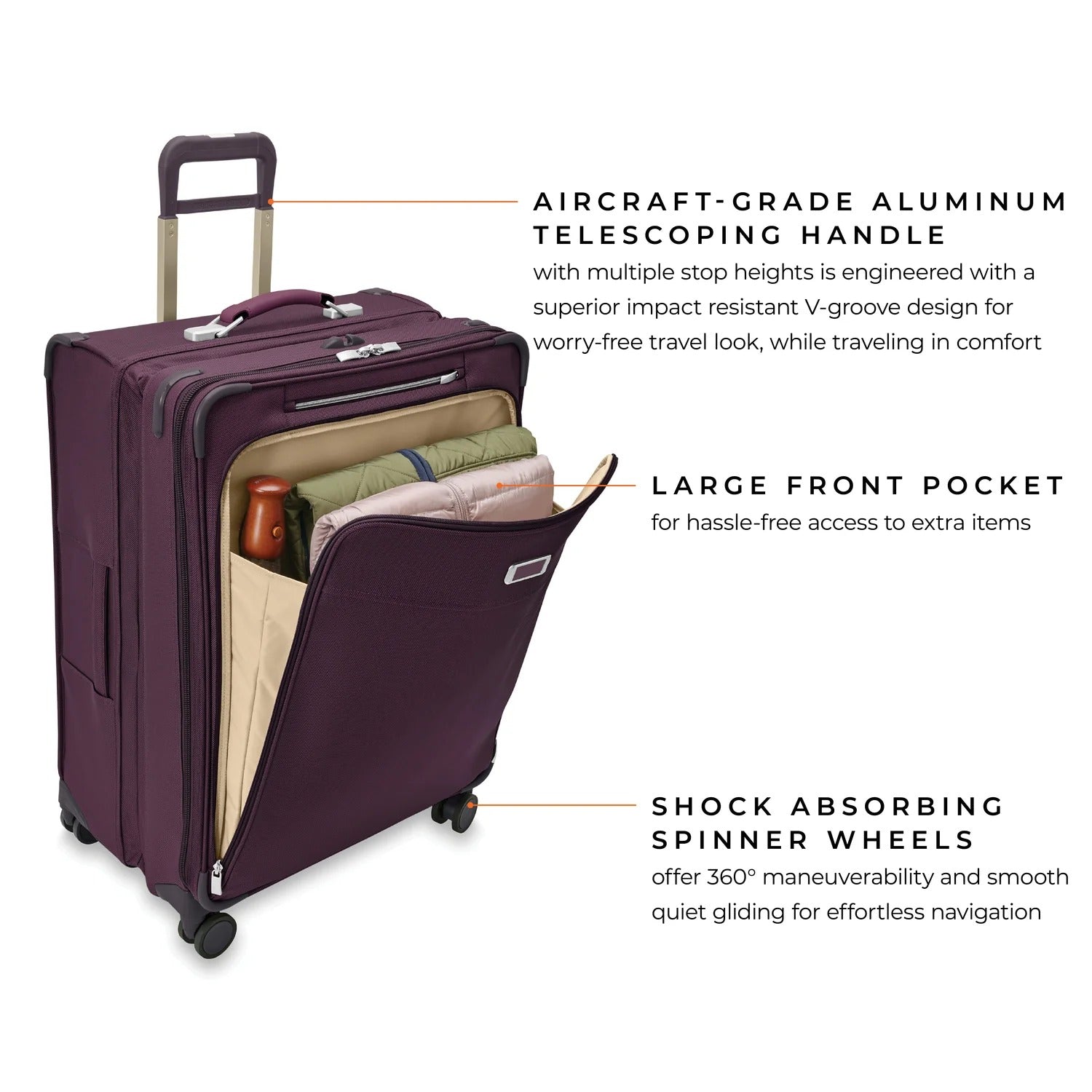 BASELINE Limited Edition Large Expandable Spinner - London Luggage
